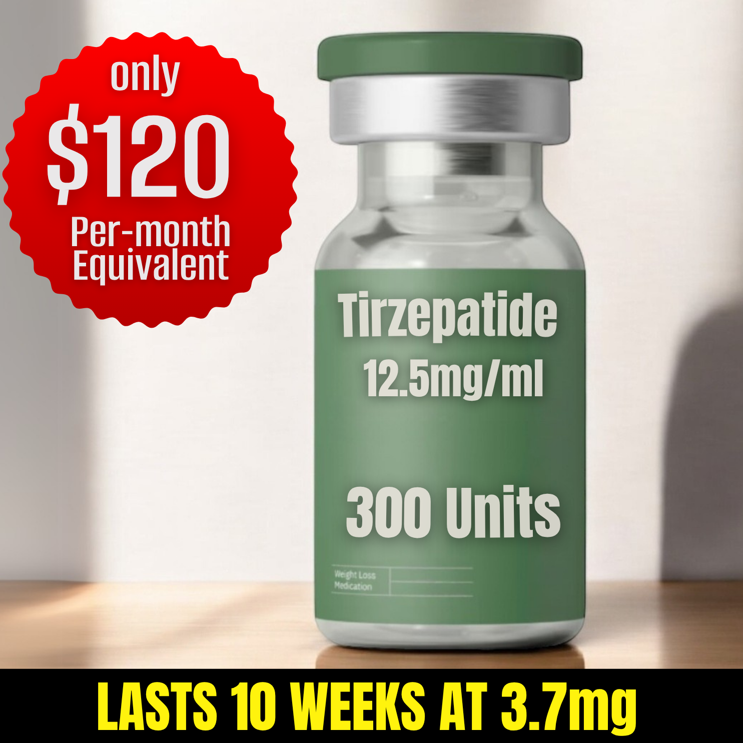 300 Units Tirzepatide $549