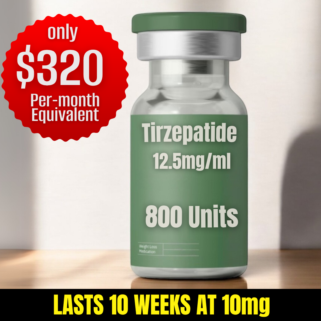 800 Units Tirzepatide $949 (10 Weeks)