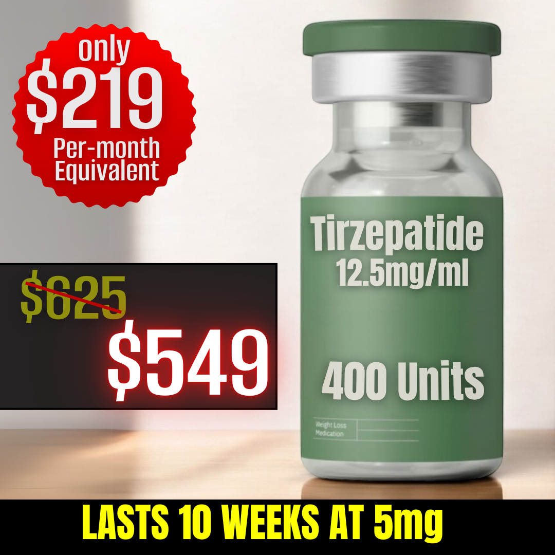 400 Units Tirzepatide $549 (10 Weeks)